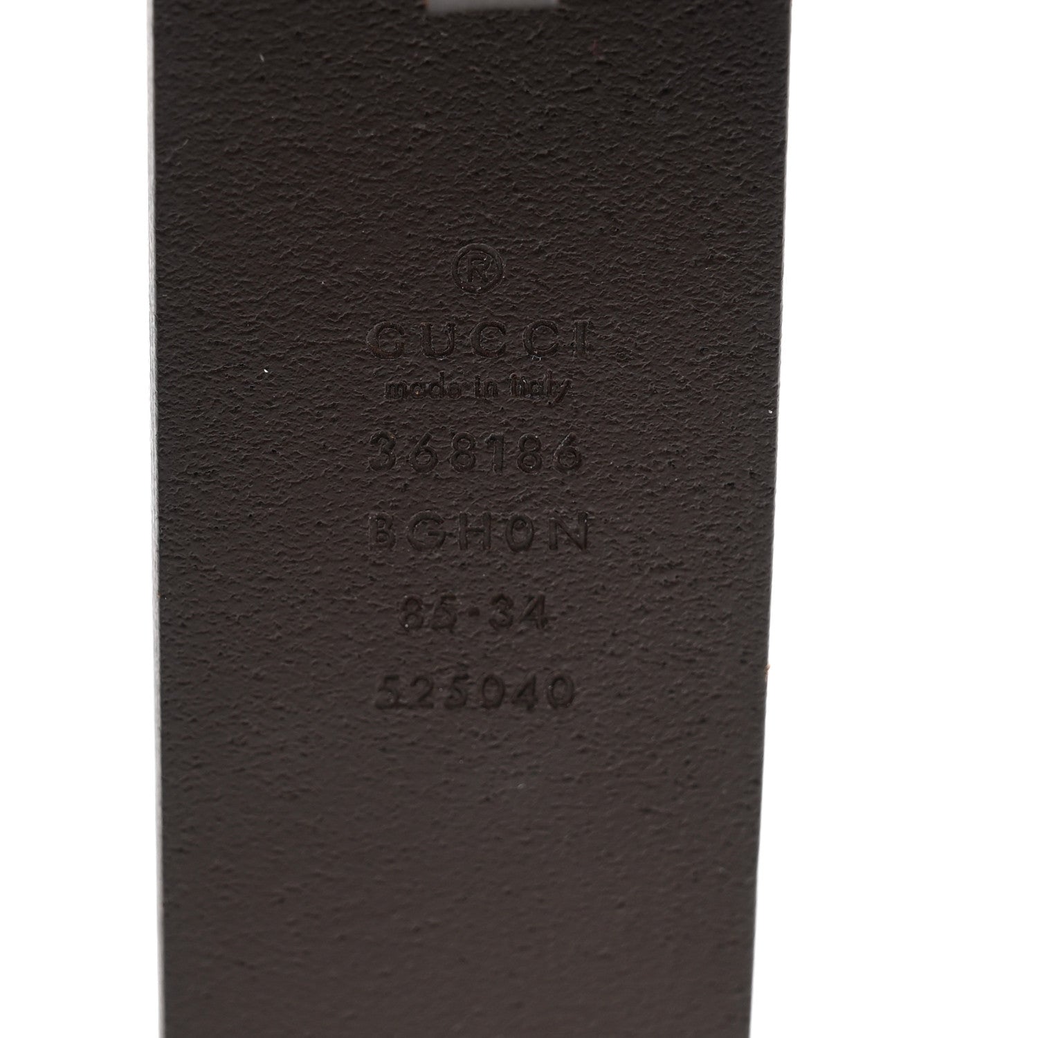 Gucci Selleria Calfskin Nickel Interlocking G 37mm Belt 85 34 Black 3 of 6