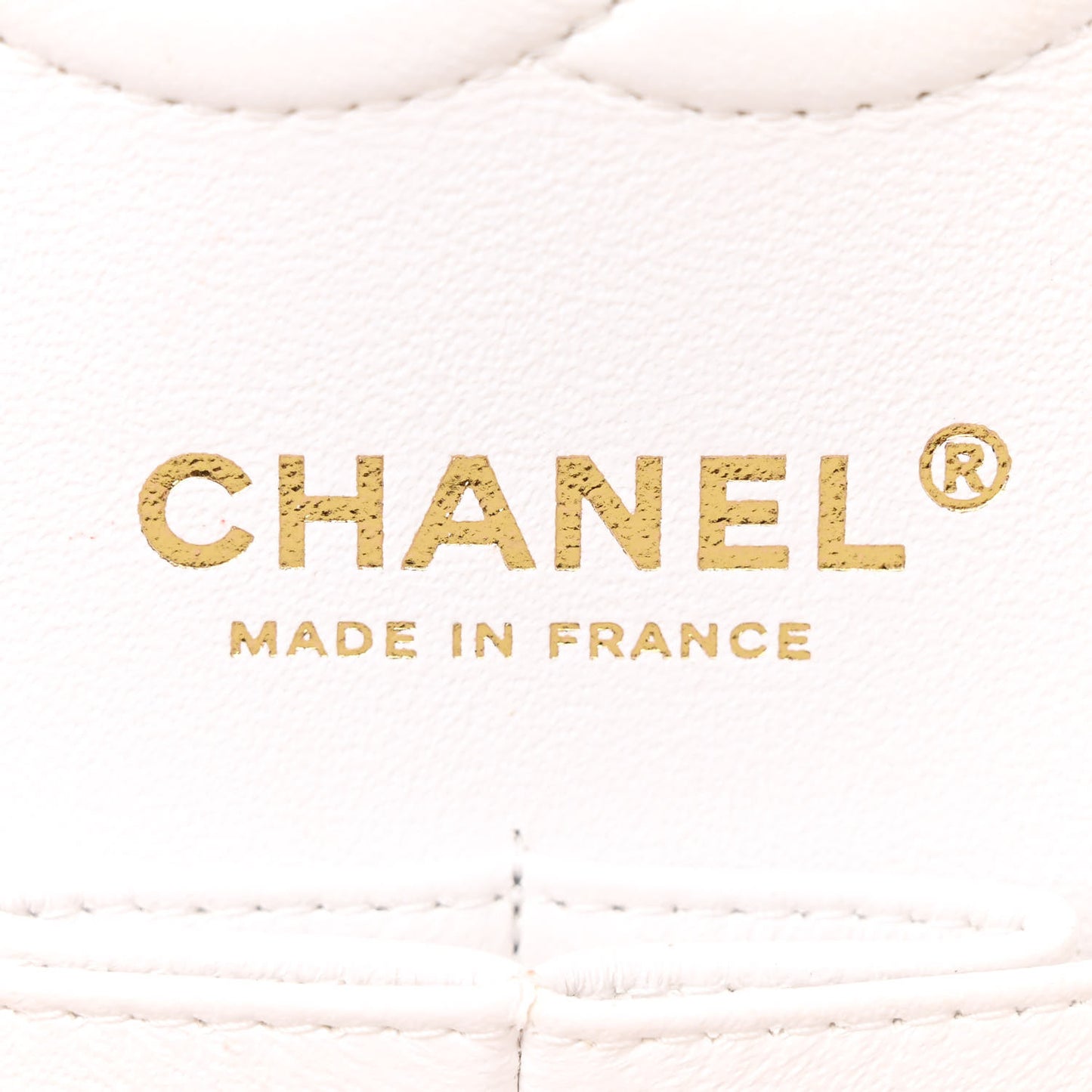 Caviar Quilted Small Double Flap White