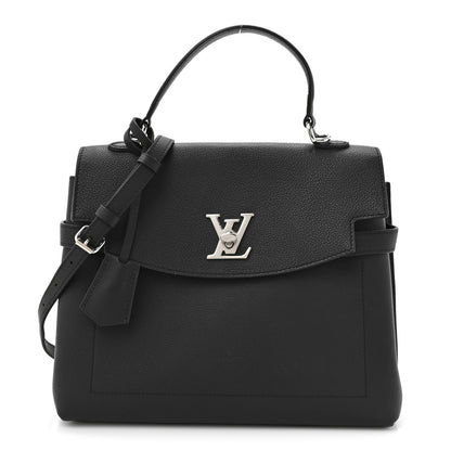 Louis Vuitton Soft Calfskin Lockme Ever MM Black 1 of 9