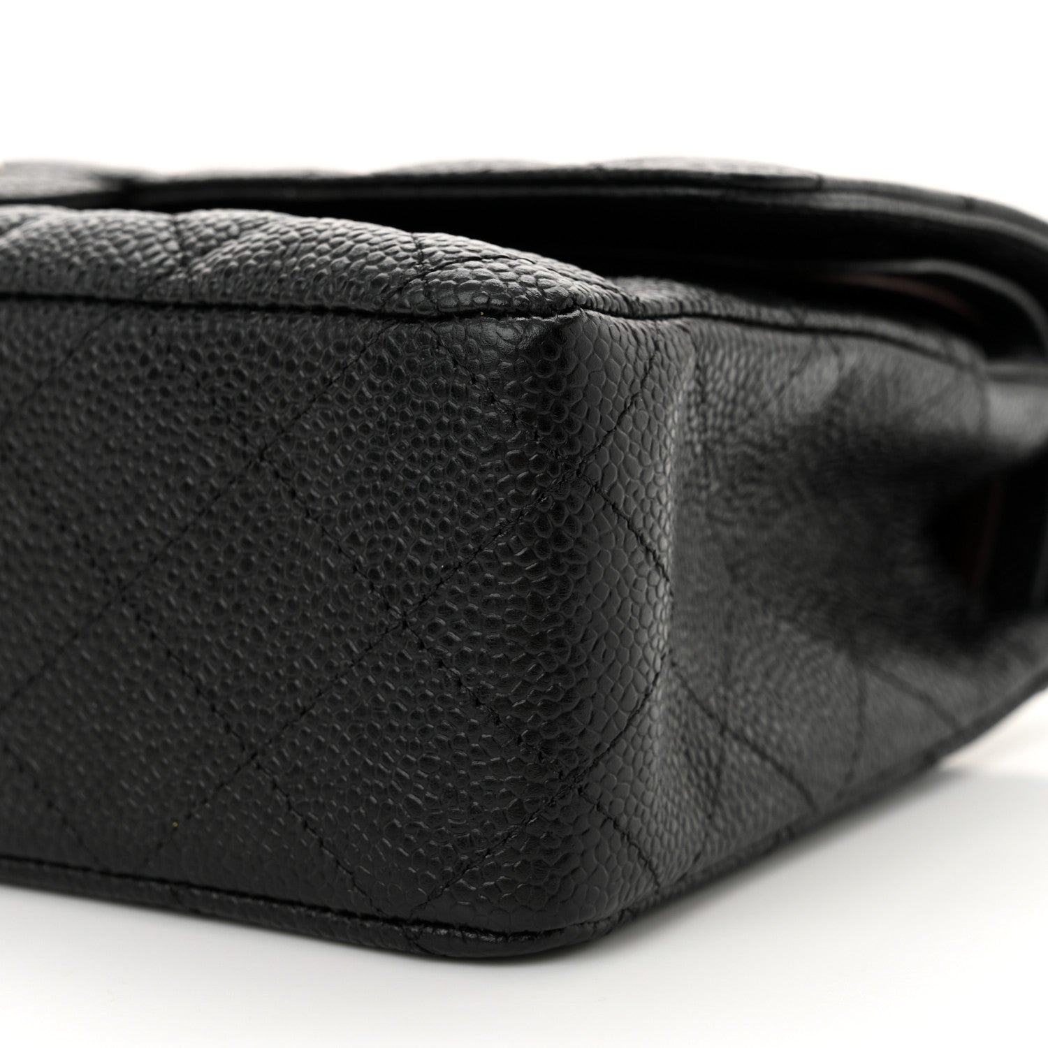 Chanel Caviar Quilted Medium Double Flap Black 10 of 11