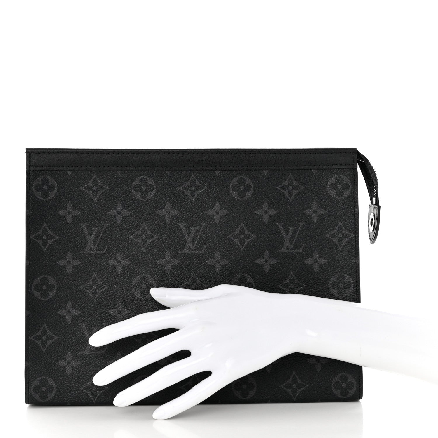 Louis Vuitton Monogram Eclipse Pochette Voyage MM 2 of 7
