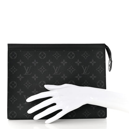 Louis Vuitton Monogram Eclipse Pochette Voyage MM 2 of 7