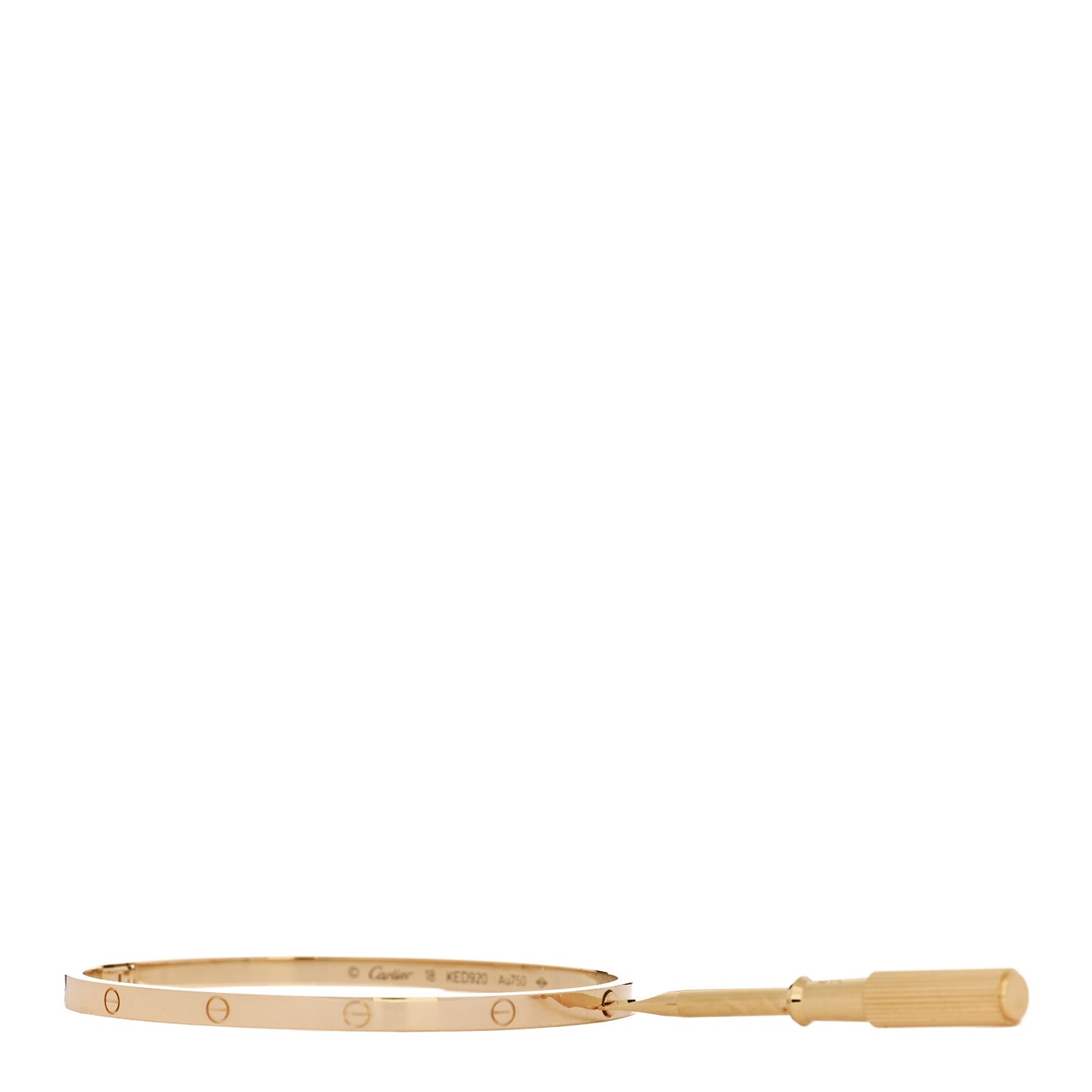 18K Yellow Gold Small LOVE Bracelet 18