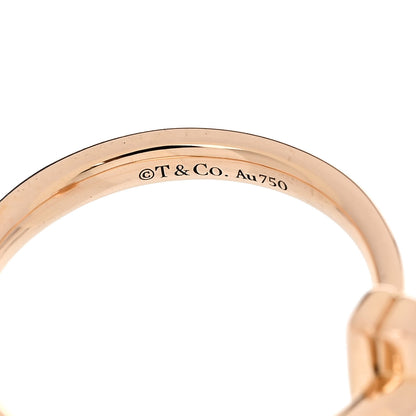 Tiffany 18K Rose Gold T T1 Ring 54 6.75 4 of 4