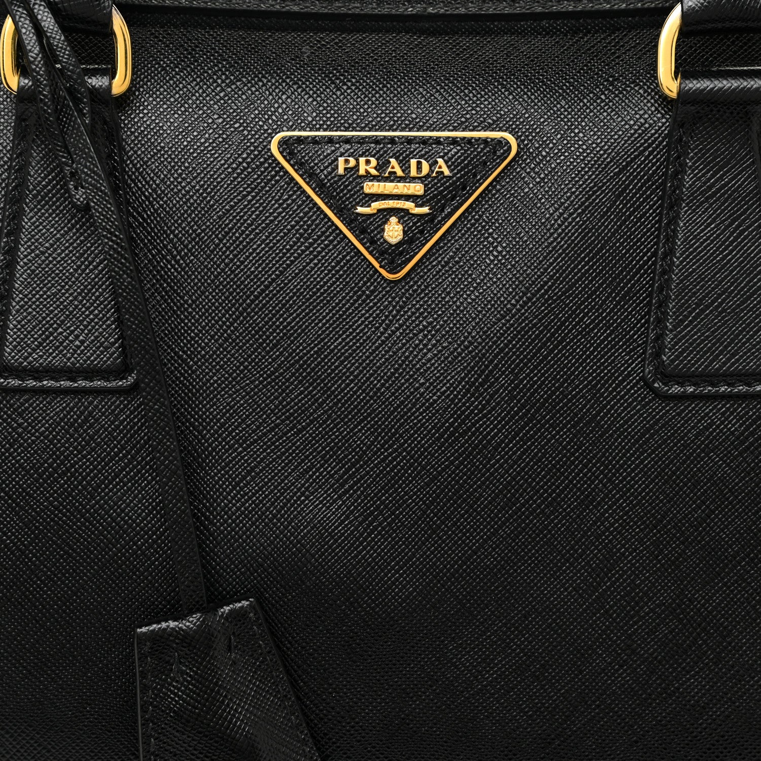 Prada Saffiano Lux Bowler Black 7 of 14