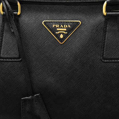Prada Saffiano Lux Bowler Black 7 of 14