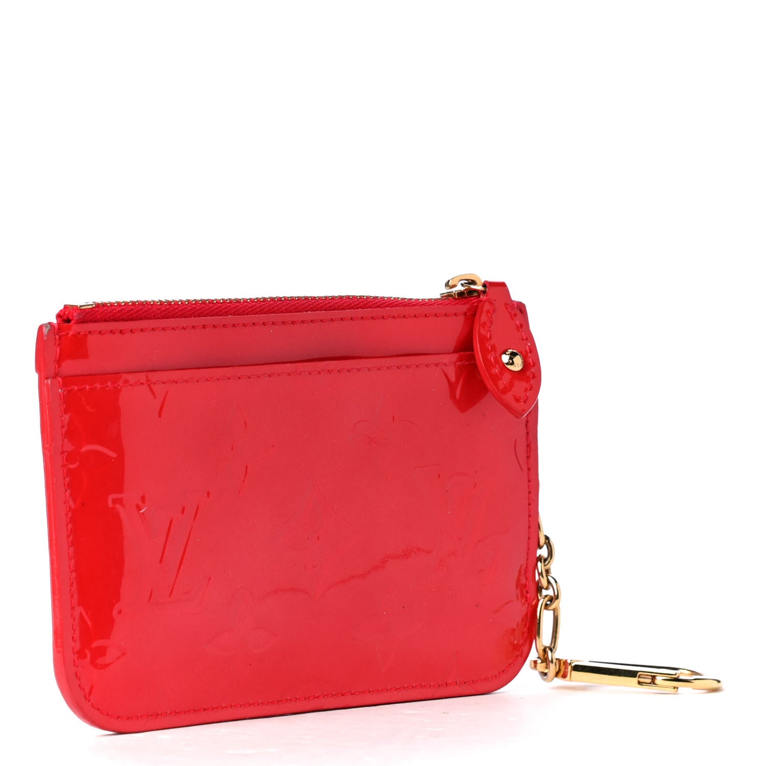 Louis Vuitton Vernis Key Pouch Rouge Grenadine 2 of 4