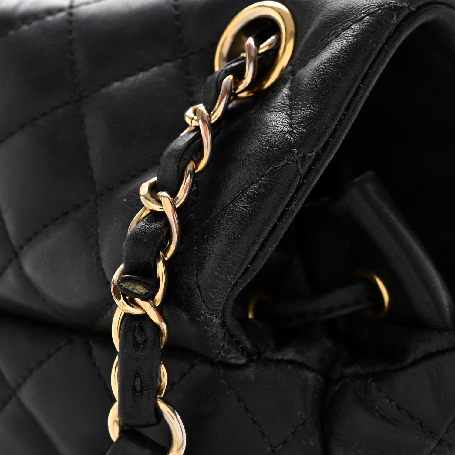 Chanel Lambskin Quilted Large Urban Spirit Backpack Black 15 of 18