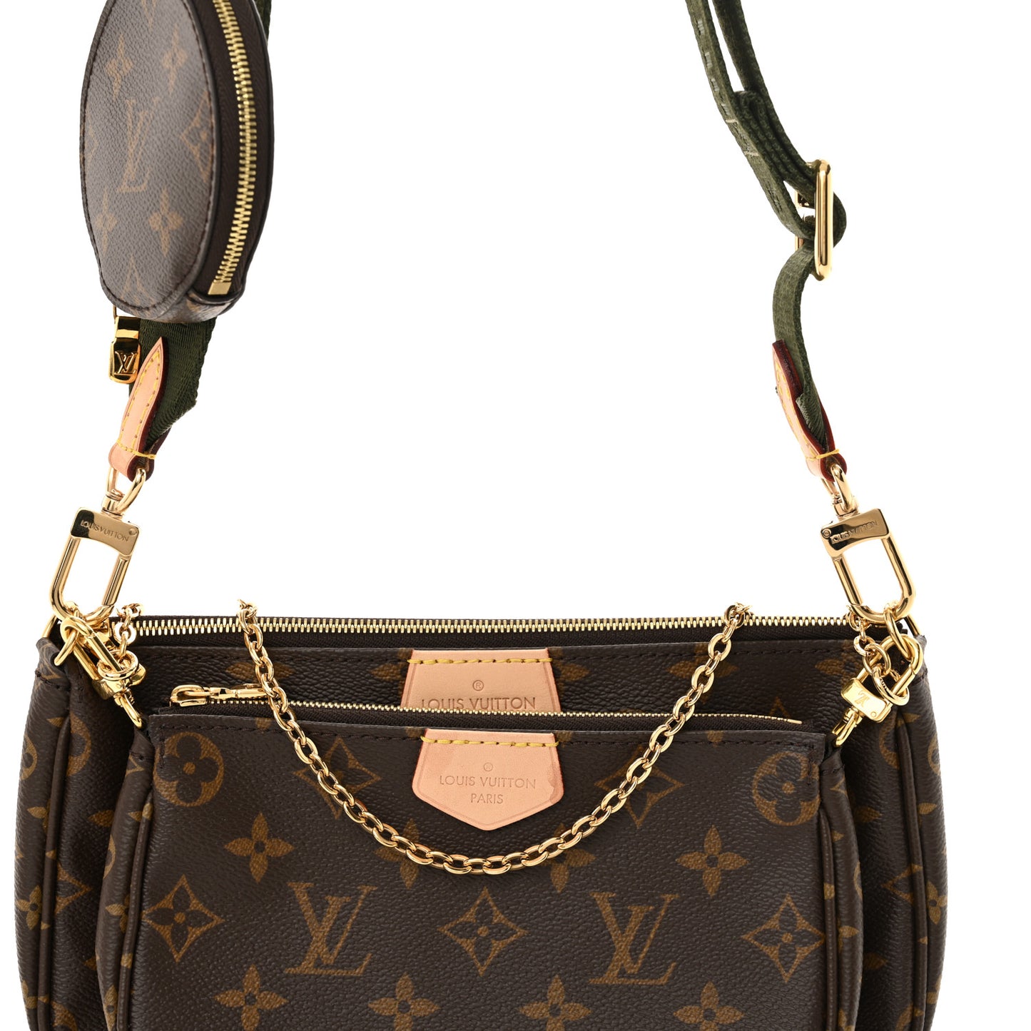 Monogram Multi Pochette Accessories Kaki