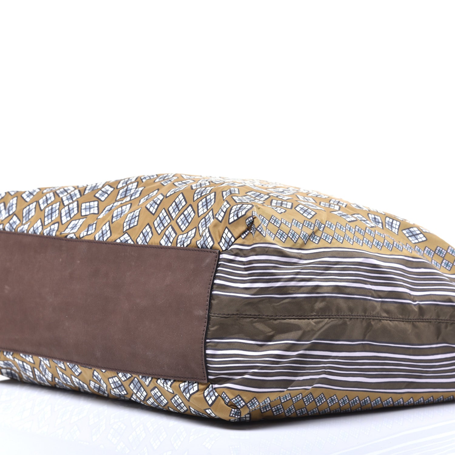 Burberry Nylon Printed Tote Brown 8 of 8