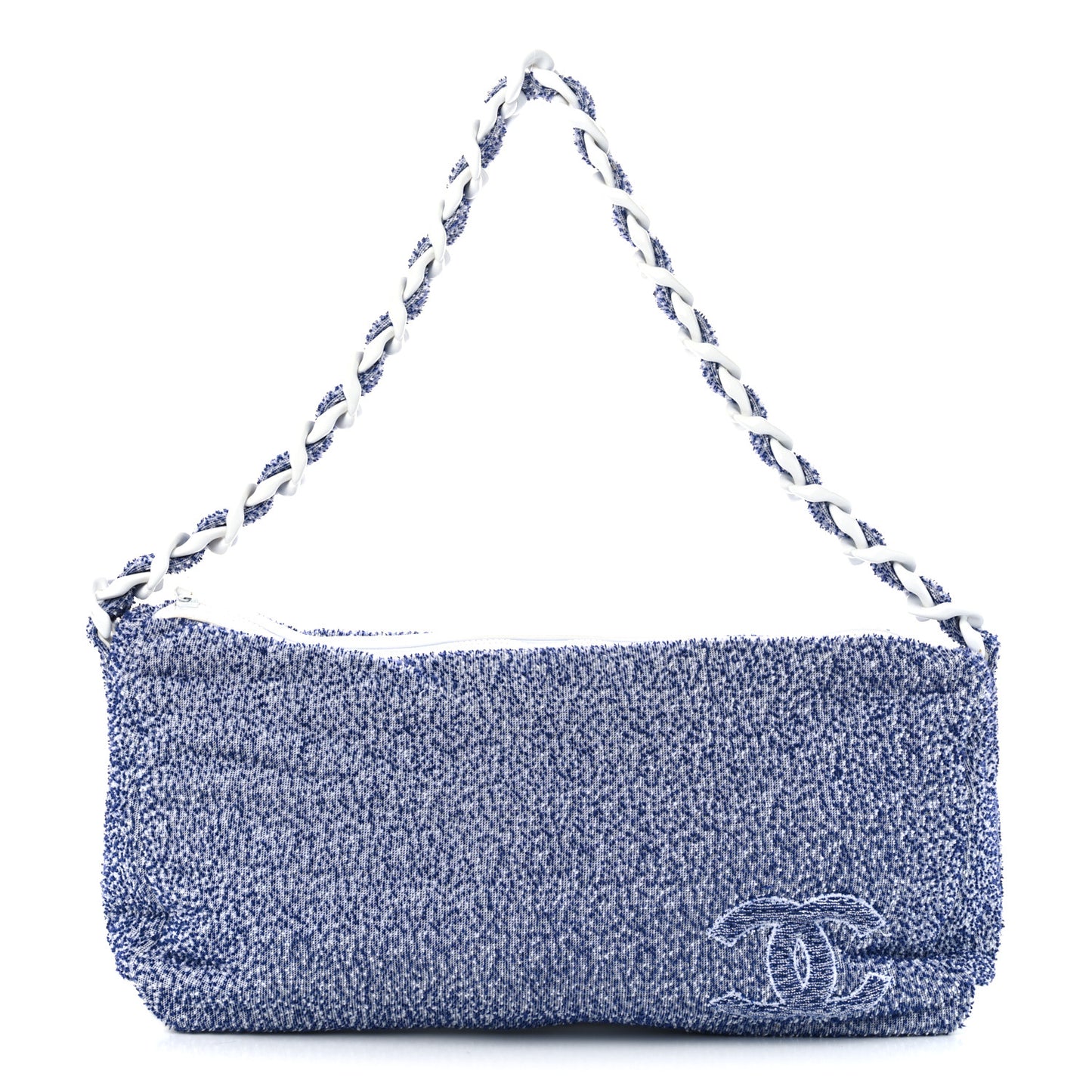 Terry Cotton Resin Chain Fizzy Hobo Blue White