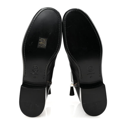 Chanel Aged Calfskin CC Ankle Boots 41 Black 6 of 9
