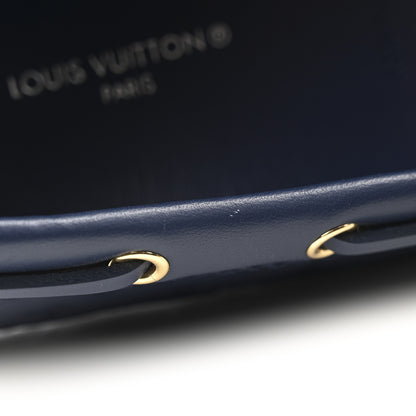 Louis Vuitton Empreinte Gloria Loafers 38 Navy 10 of 11