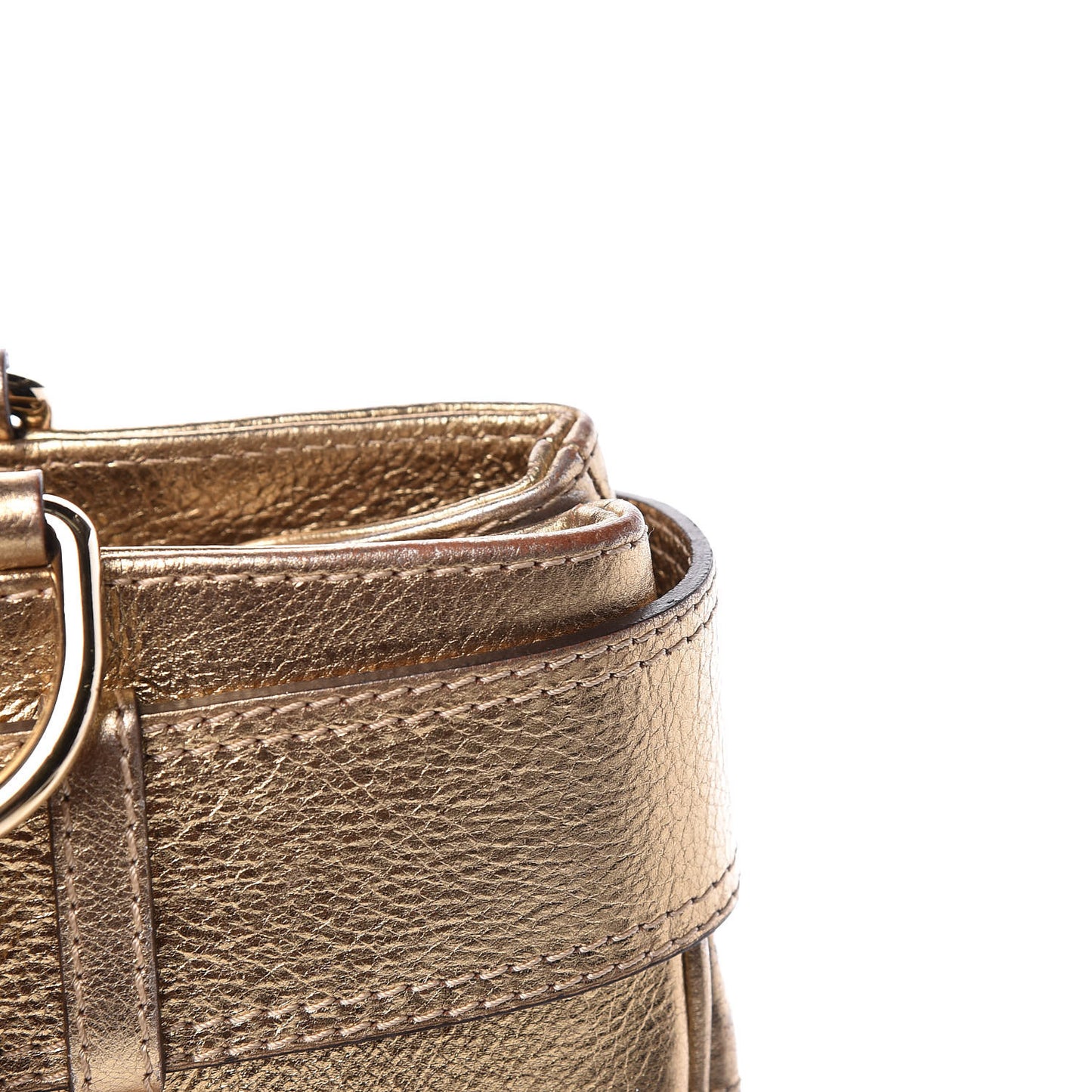 Haymarket Check Tote Gold