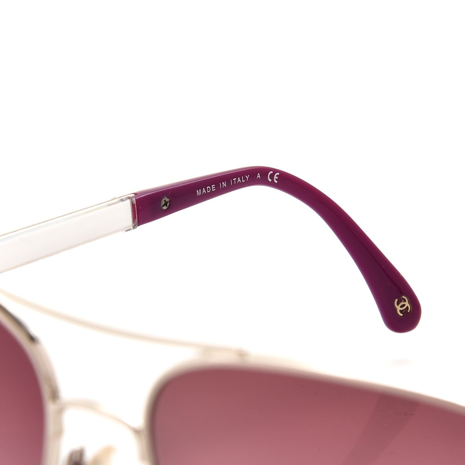 Chanel Aviator Sunglasses 4179 Purple 5 of 8