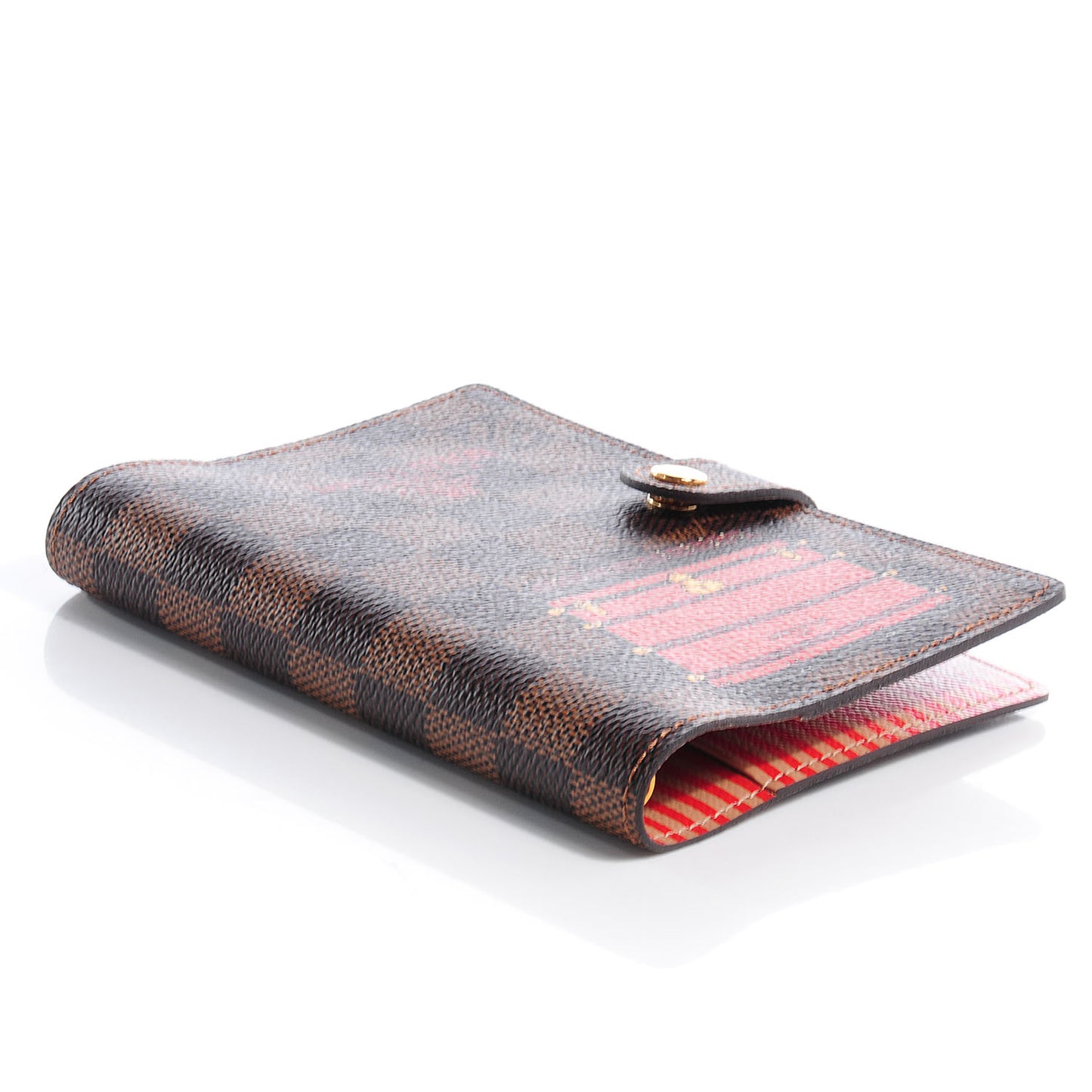 Damier Ebene Trunks and Locks Small Ring Agenda Cover