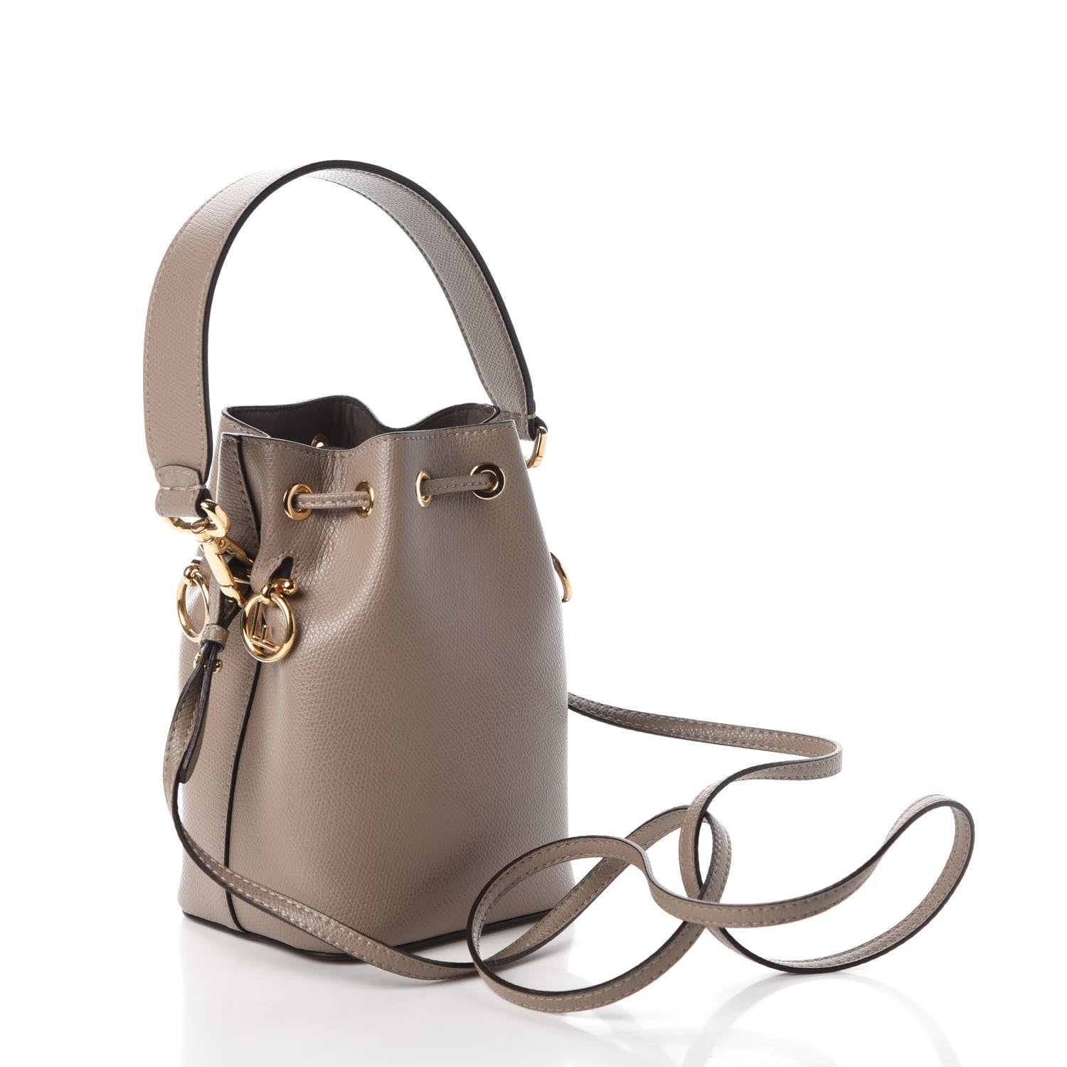 Fendi Vitello Cruise F is Fendi Mini Mon Tresor Bucket Bag Tortora 4 of 10