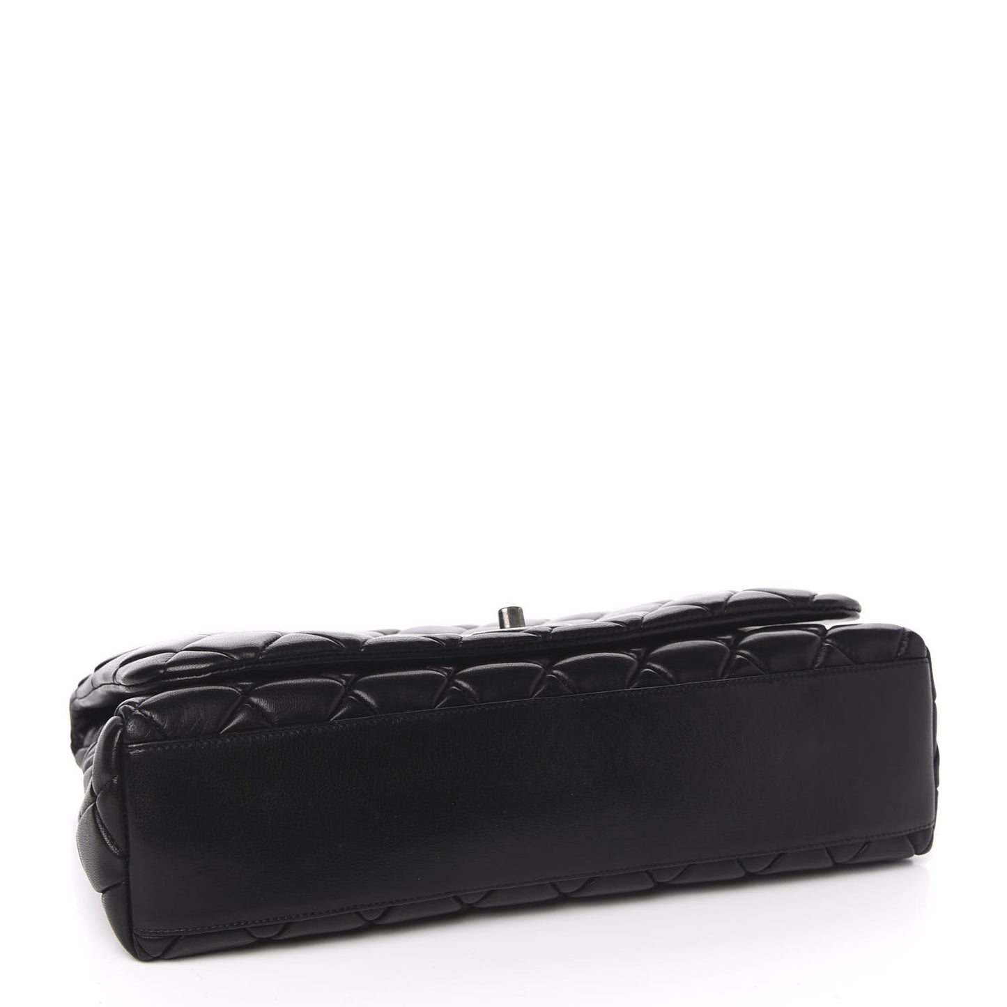 Lambskin Large New Bubble Flap Black