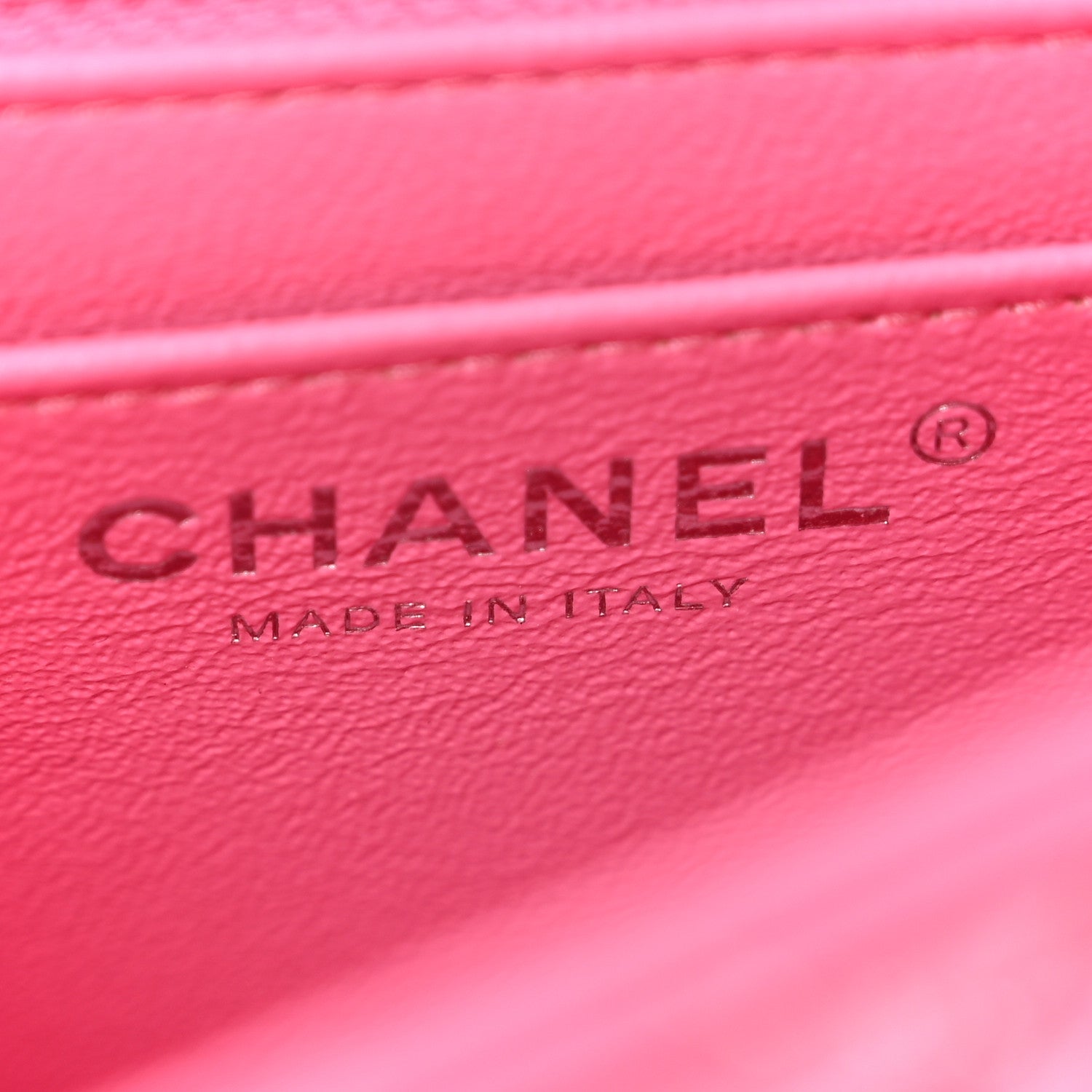 Chanel Lambskin Quilted Mini Square Flap Pink 6 of 11