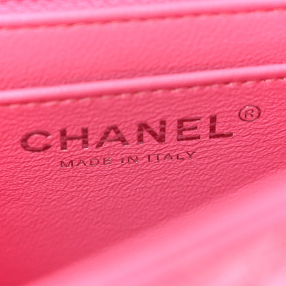 Chanel Lambskin Quilted Mini Square Flap Pink 6 of 11