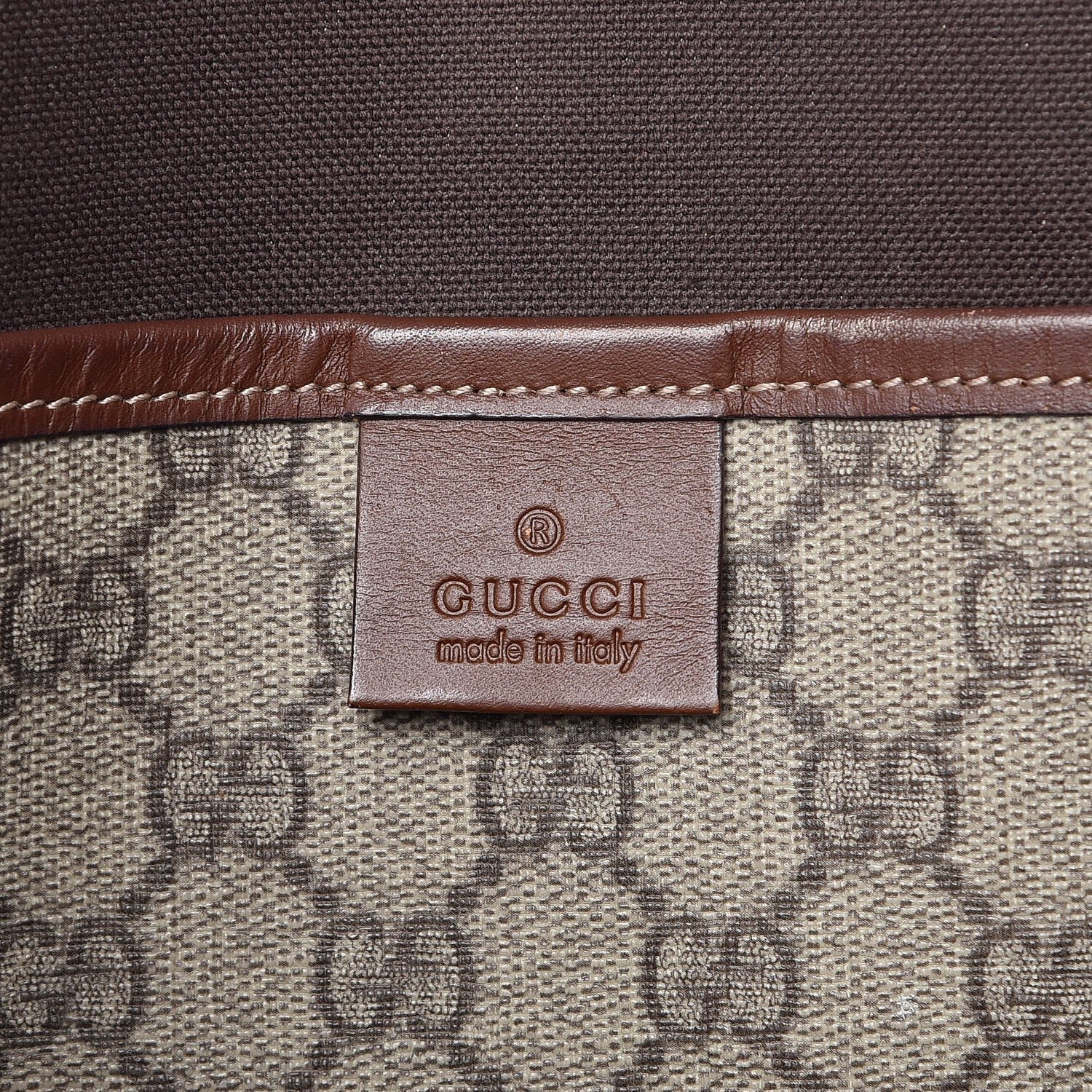 Gucci GG Plus Monogram Medium Signature Web Loop Tote Brown 6 of 17