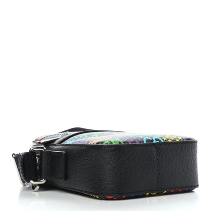 Gucci GG Supreme Monogram Psychedelic Messenger Bag Black 4 of 9