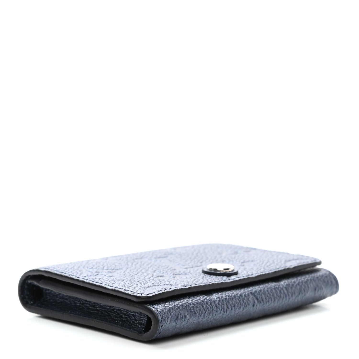 Louis Vuitton Metallic Monogram Business Card Holder Navy Nacre 4 of 7