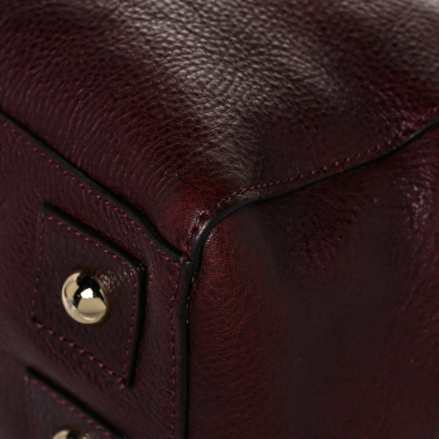 Natural Leather Cara Delevigne Convertible Satchel Oxblood