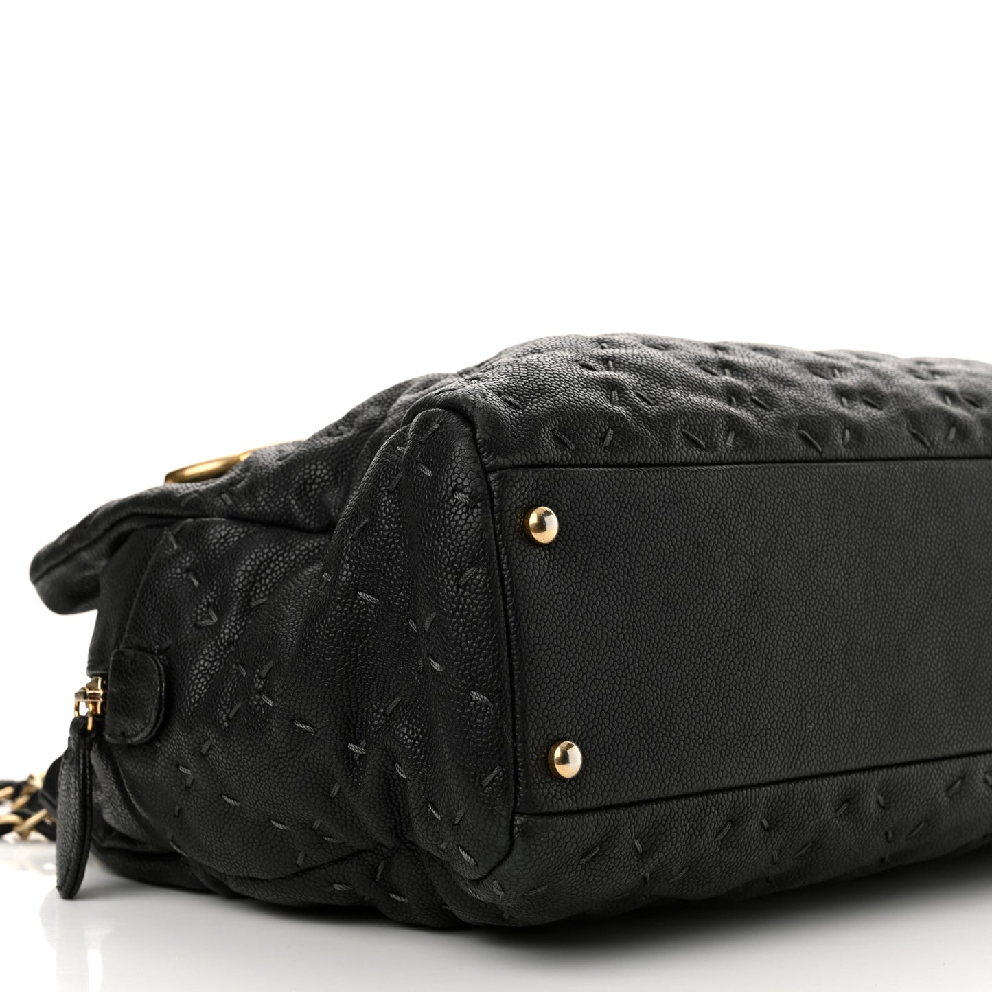 Caviar Wild Stitch Tote Black