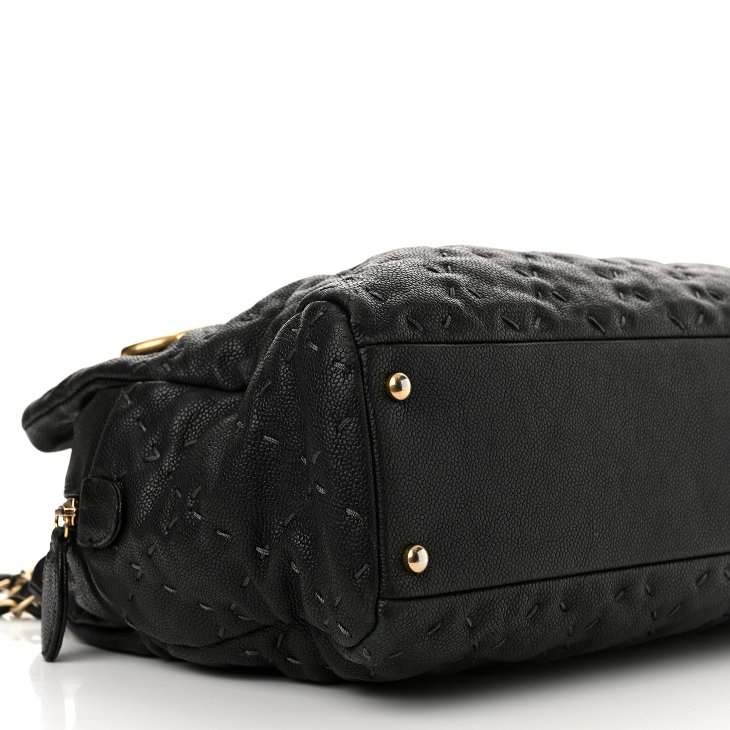 Chanel Caviar Wild Stitch Tote Black 11 of 14