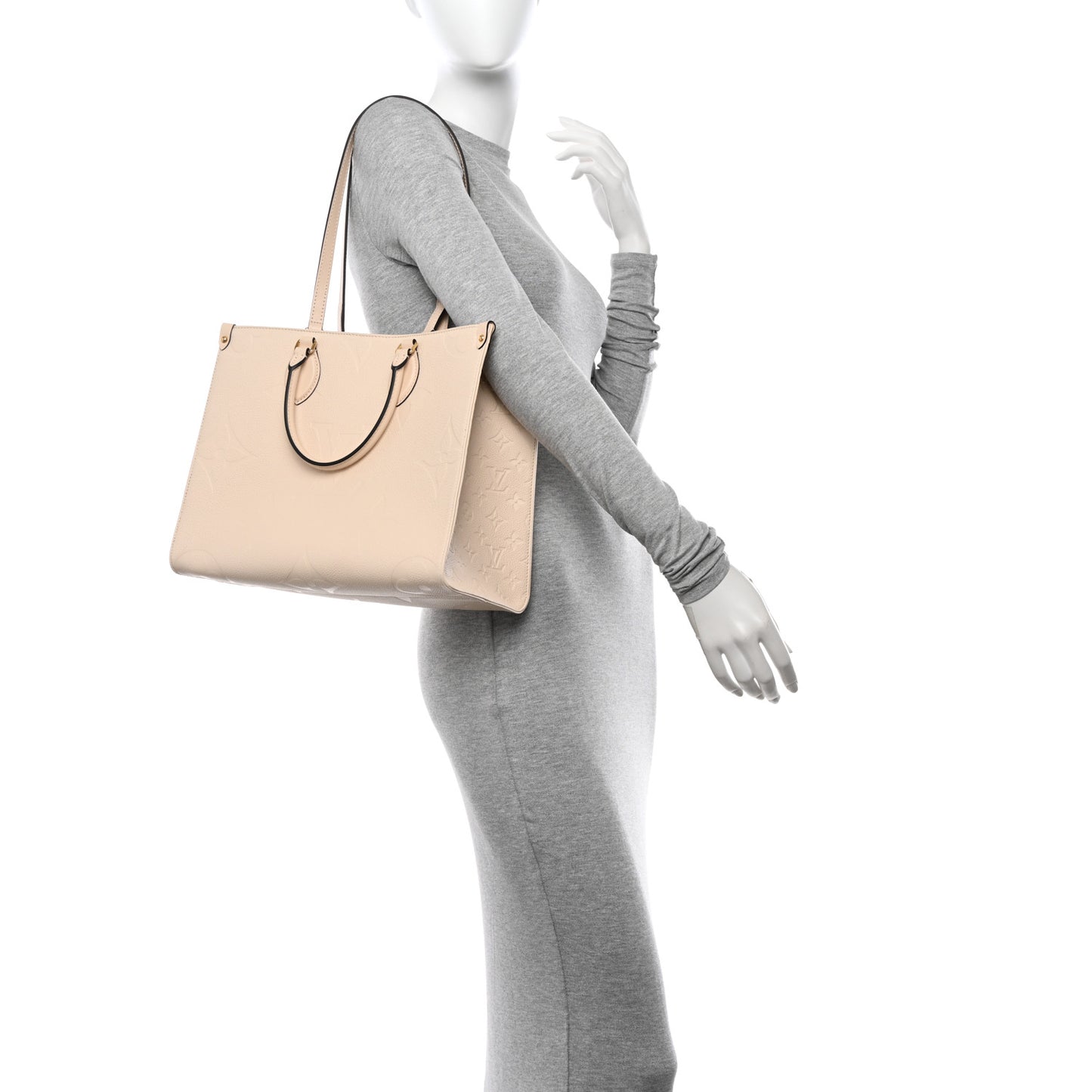 Empreinte Monogram Giant Onthego MM Creme