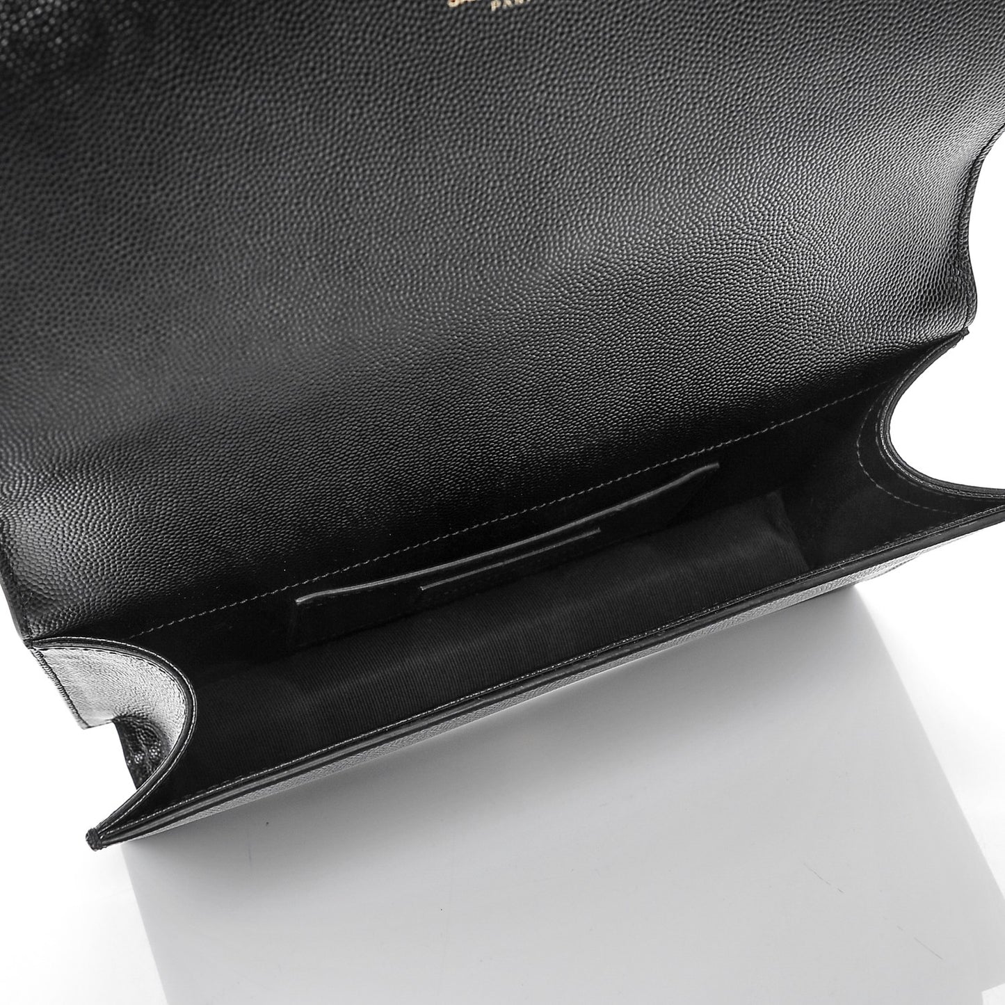 Grain De Poudre Classic Monogram Kate Clutch Black