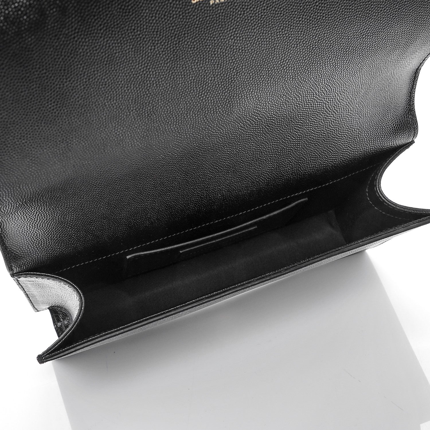 Saint Laurent Grain De Poudre Classic Monogram Kate Clutch Black 5 of 7