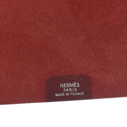 Hermes Togo Ulysse MM Notebook Cover Rouge H 6 of 8
