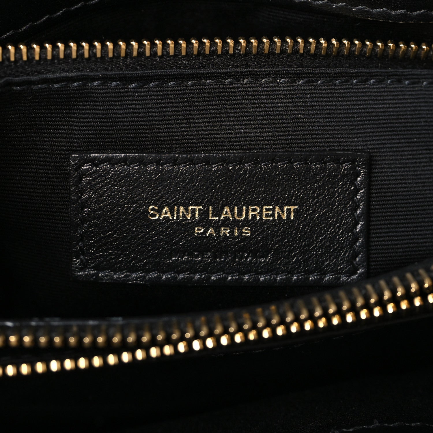 Saint Laurent Calfskin Y Quilted Monogram Medium Loulou Chain Satchel Black 6 of 10