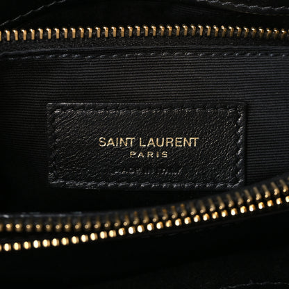Saint Laurent Calfskin Y Quilted Monogram Medium Loulou Chain Satchel Black 6 of 10