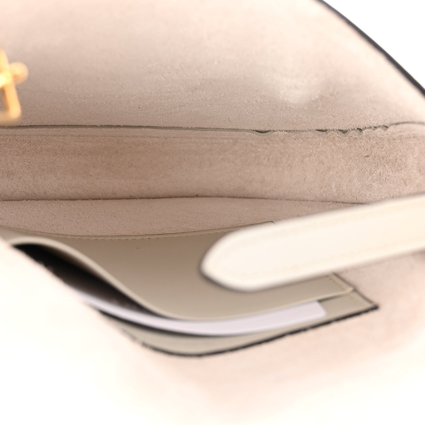 Smooth Calfskin Mini Symmetrical Bag White