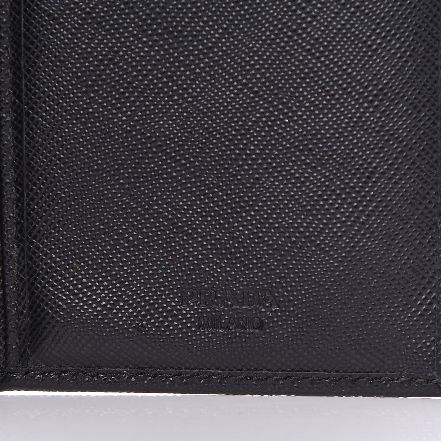 Saffiano Flap Wallet Black