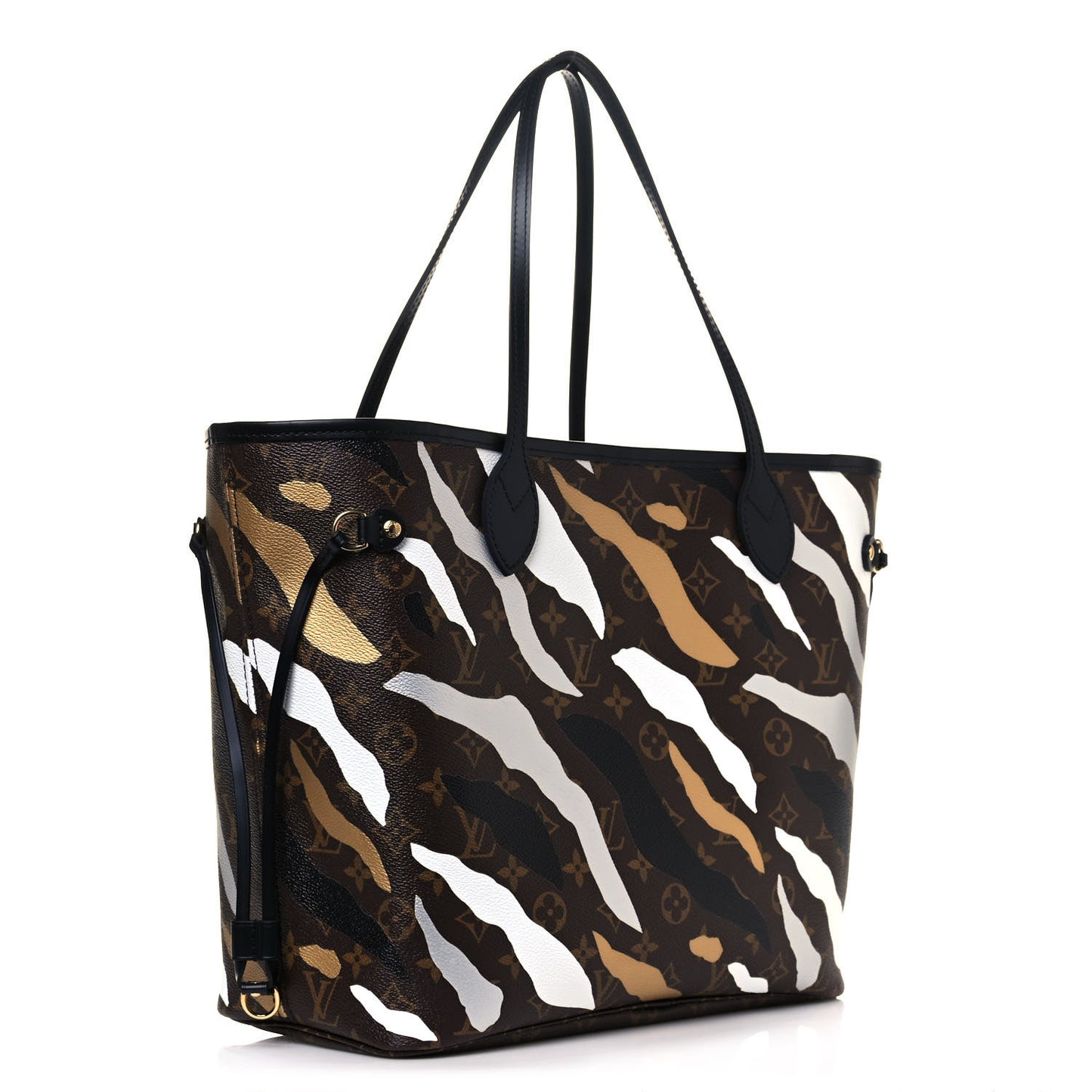 X LOL Monogram Neverfull MM Gold Silver