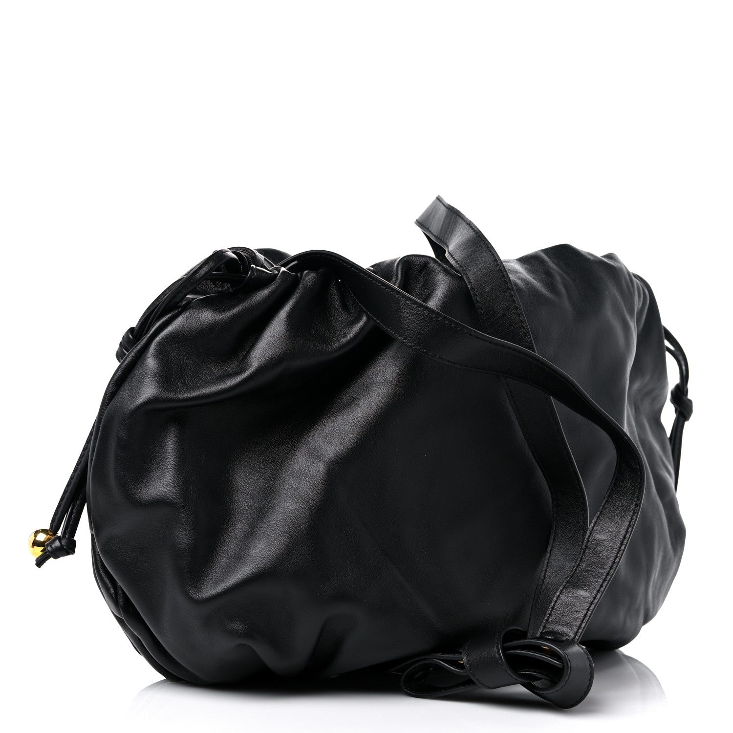 Bottega Veneta Nappa The Bulb Black 3 of 8