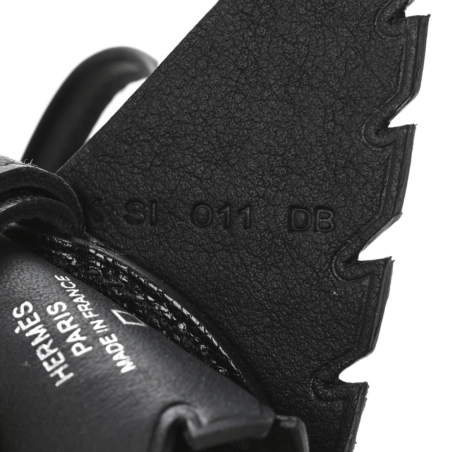 Epsom Chevre Mysore Swift Alligator Lizard Birdy Bag Charm Black