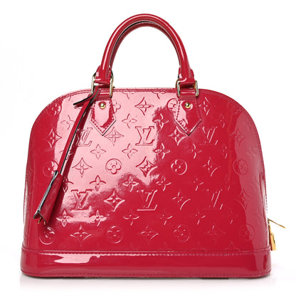 Louis Vuitton Vernis Alma MM Pomme D'Amour 1 of 7