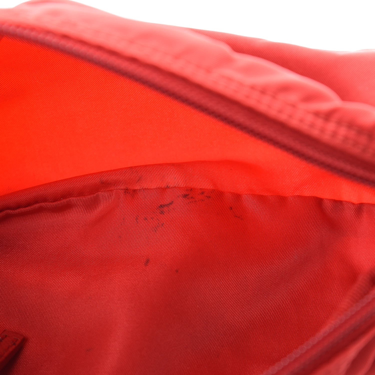 Prada Nylon Vela Cosmetic Pouch Rosso 6 of 9