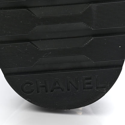 Chanel Lambskin Shearling Short Boots 40 Black 7 of 9