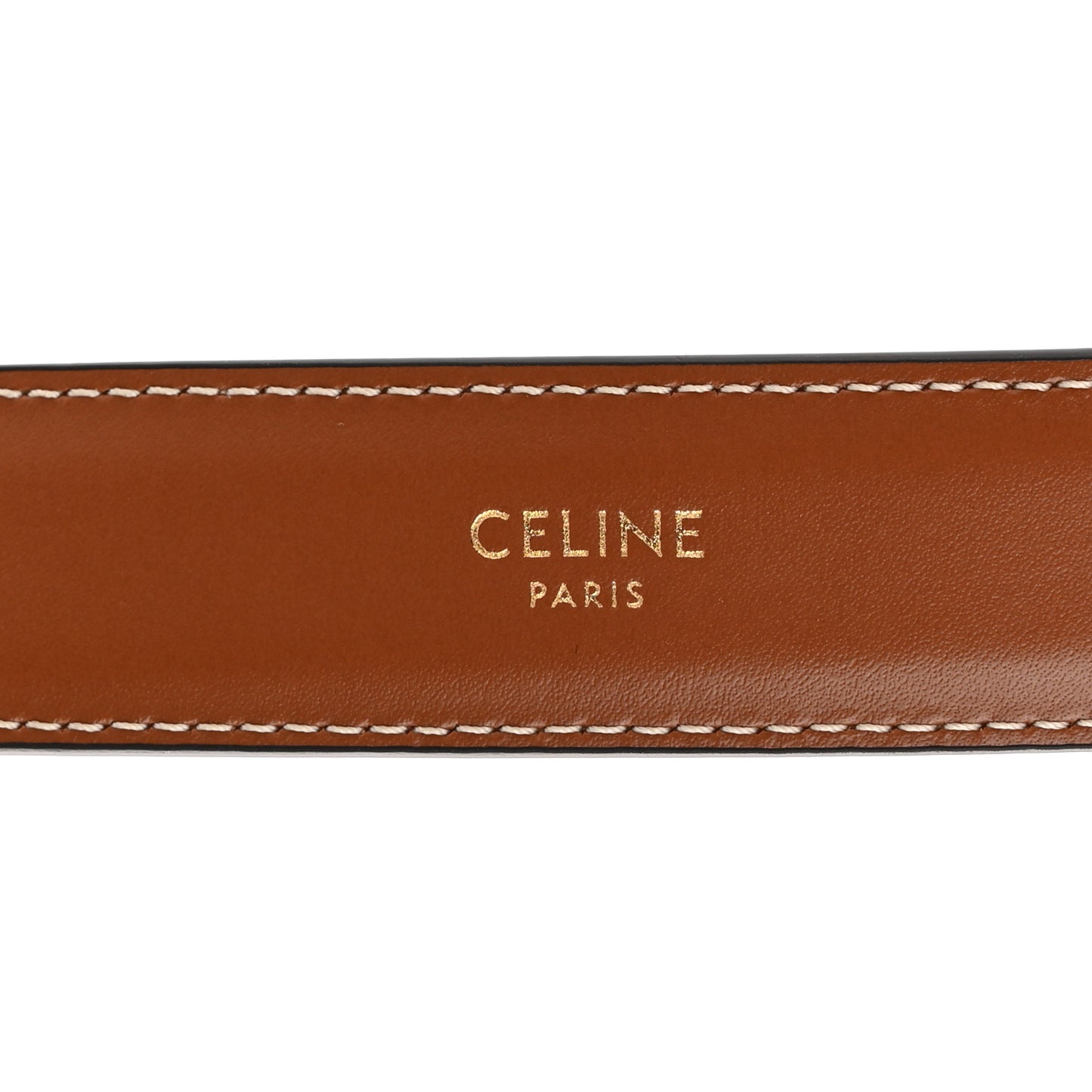 Natural Calfskin Medium 25mm Triomphe Belt 90 36 Tan