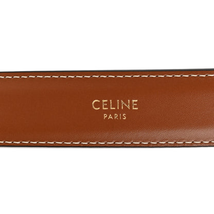 Celine Natural Calfskin Medium 25mm Triomphe Belt 90 36 Tan 4 of 7