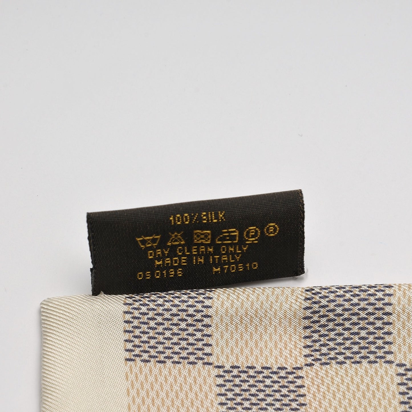 Silk Damier Azur Tahitienne Bandeau Rose Ballerine