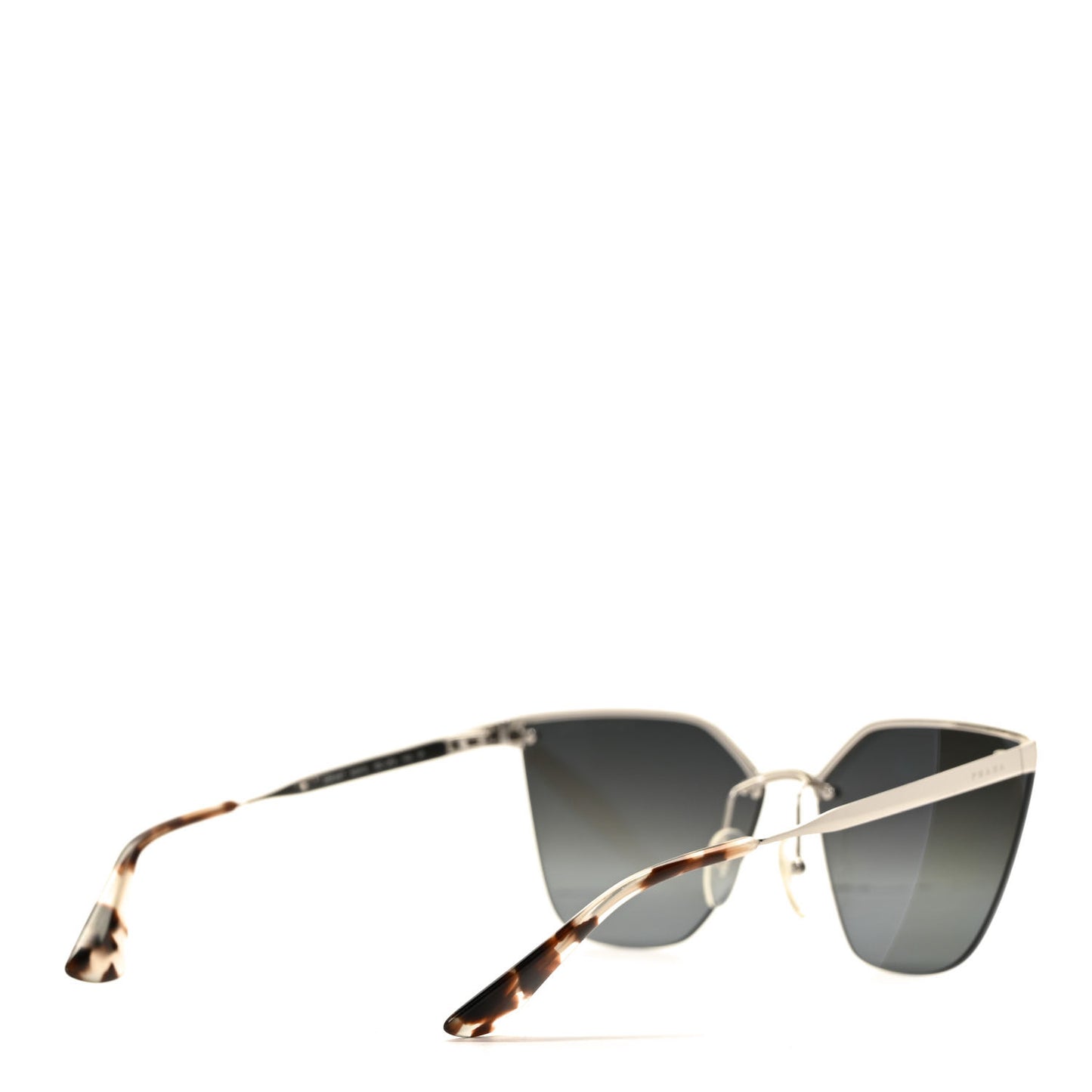 Polarized Cat Eye Sunglasses SPR 68T Silver