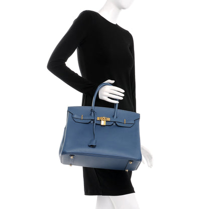 Hermes Epsom Birkin 35 Bleu Agate 2 of 29