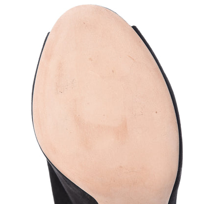 Jimmy Choo Suede Shar 100 Pumps 36 Black 11 of 13